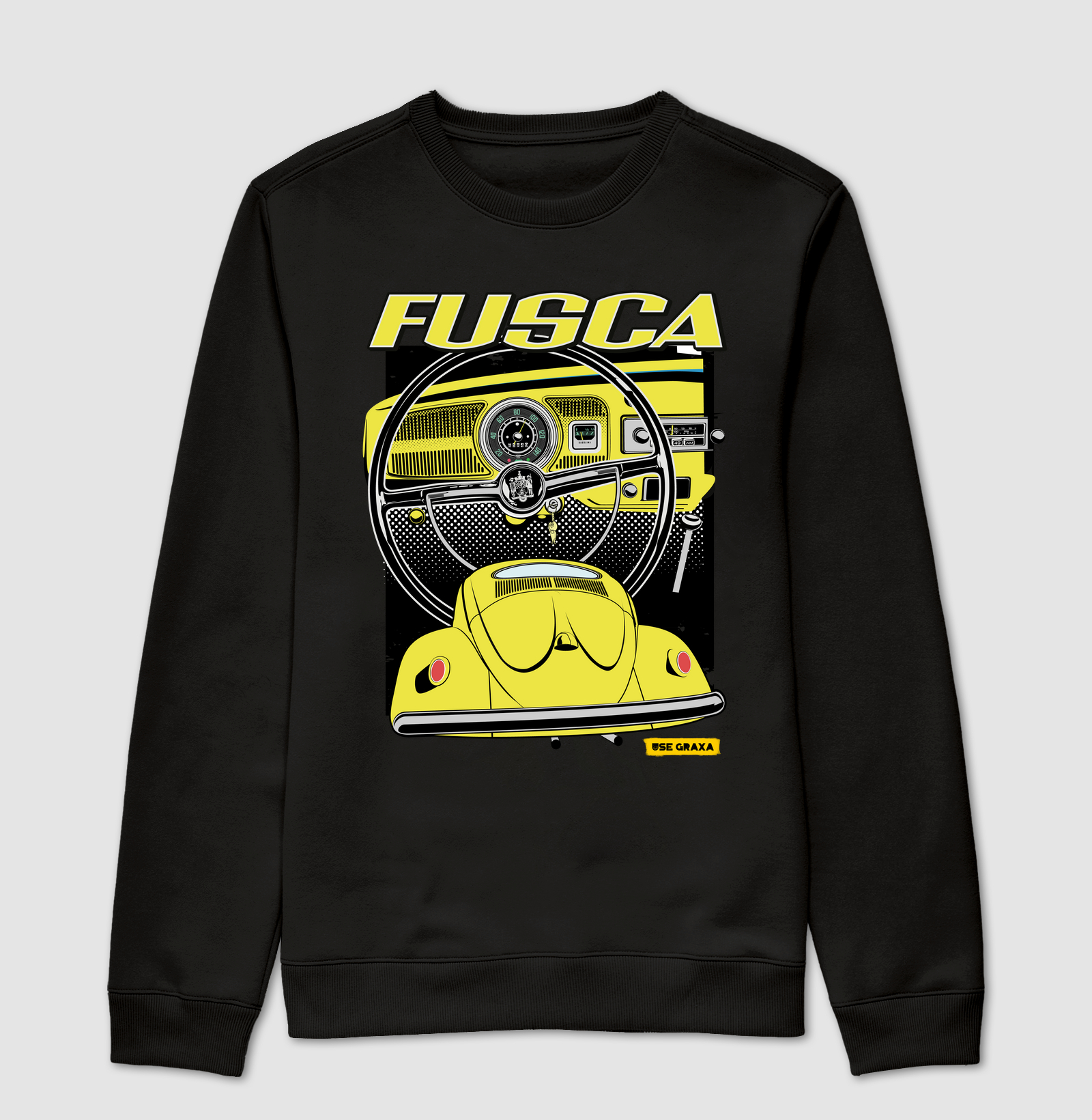 Fusca com Painel Amarelo