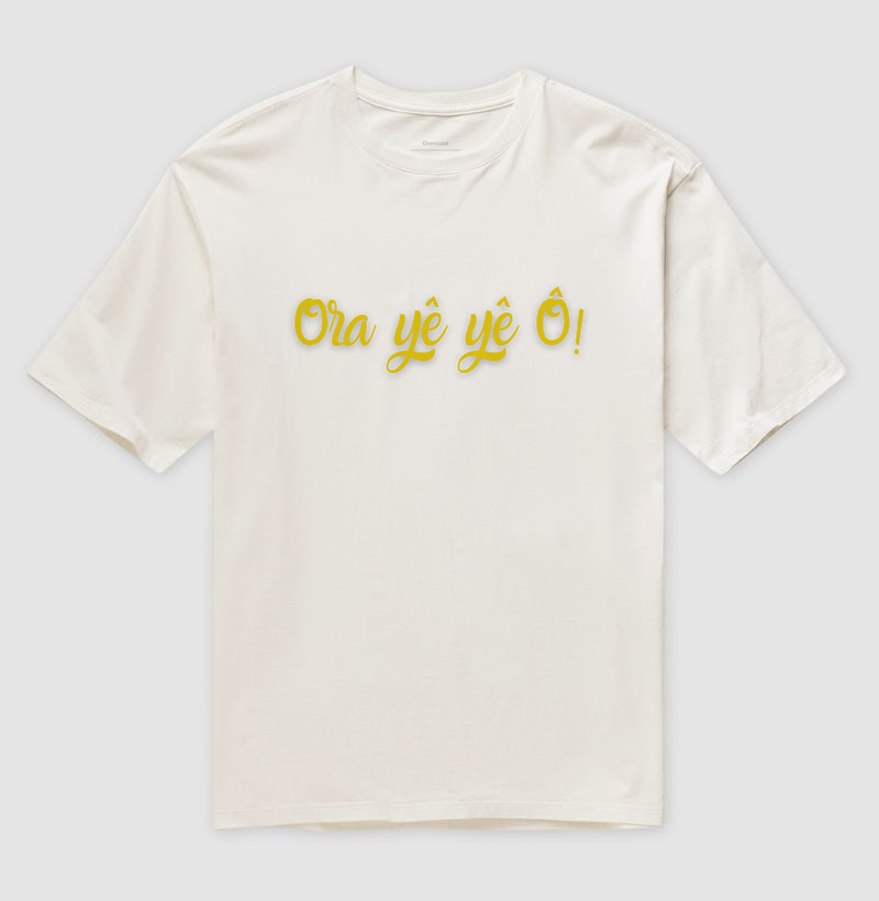 Oxum - Saudação - Camiseta Branca