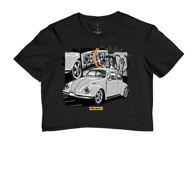 Fusca Cinza Prata Invocado