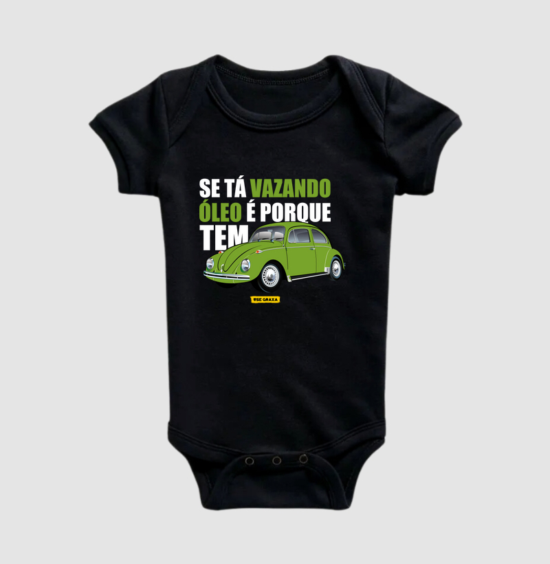 Vazando Óleo Fusca Verde Hippie