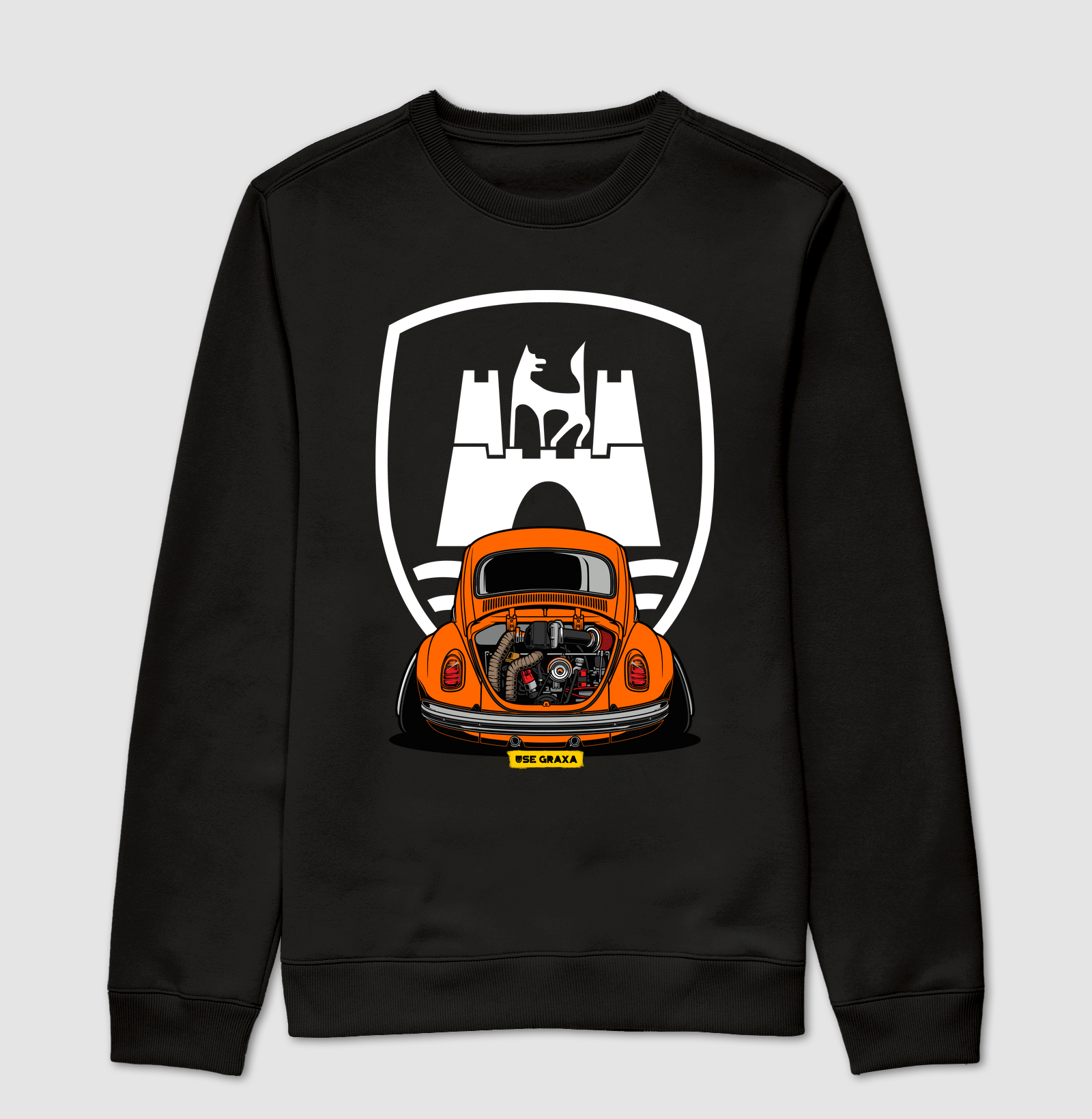 Wolfsburg VW Fusca Laranja