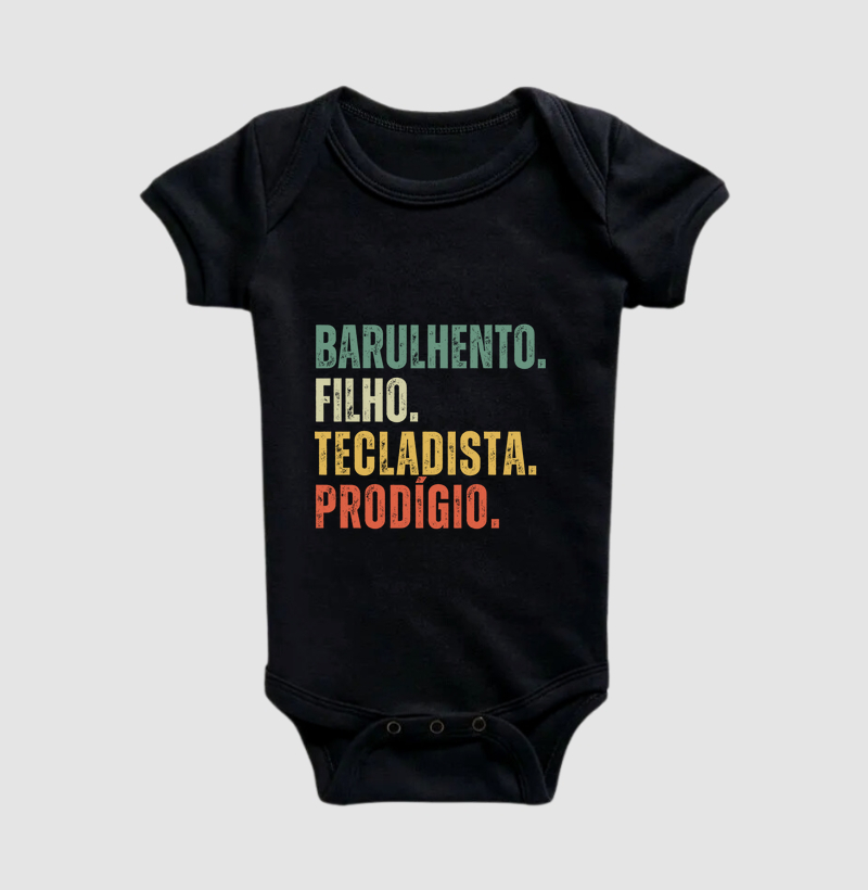 Barulhento. Filho. Tecladista. Prodígio.