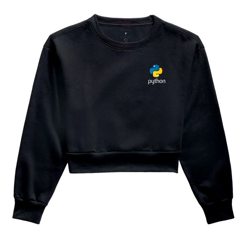 Moletom Cropped "Python" - logos - T.I