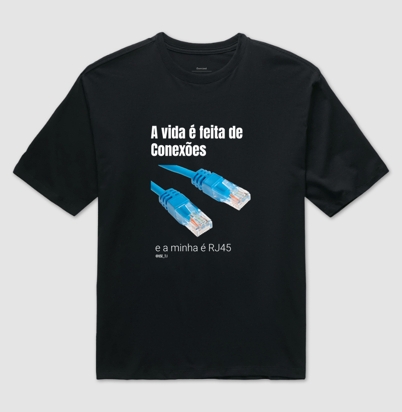 “A vida é feita de conexões, a minha é RJ45 II” T.I