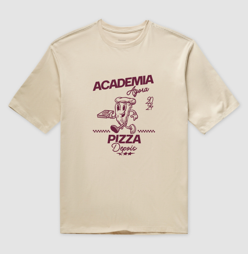 Academia agora, pizza depois