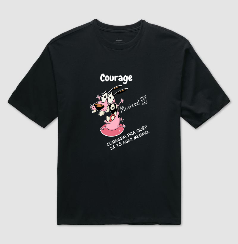 Camiseta Oversized Courage