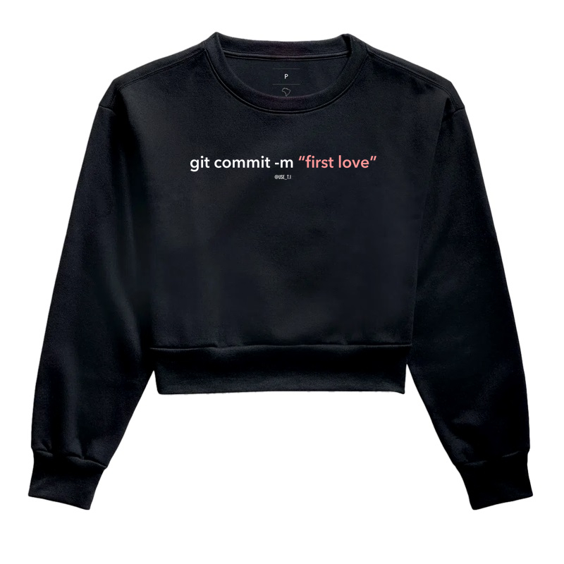 git commit -m "first love" T.I