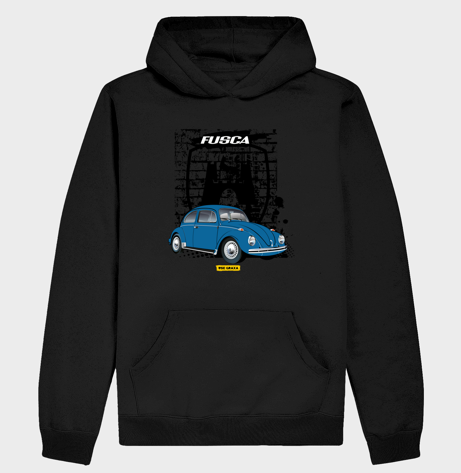 Fusca Azul Escuro VW Wolfsburg