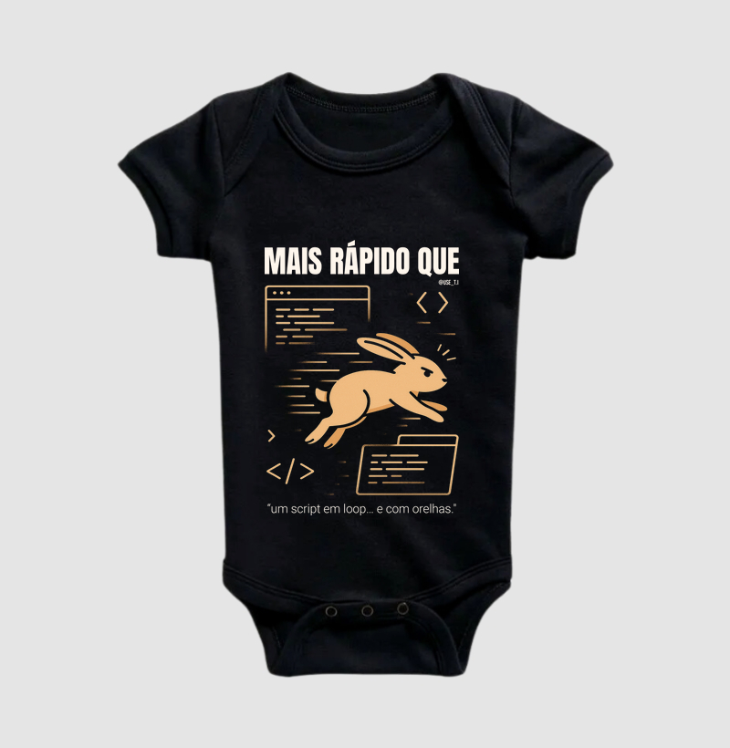 "Mais rápido que um script em loop… com orelhas" T.I Coelhos