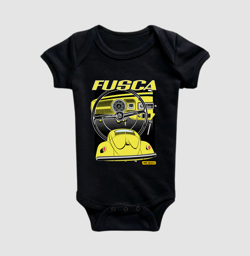 Fusca com Painel Amarelo