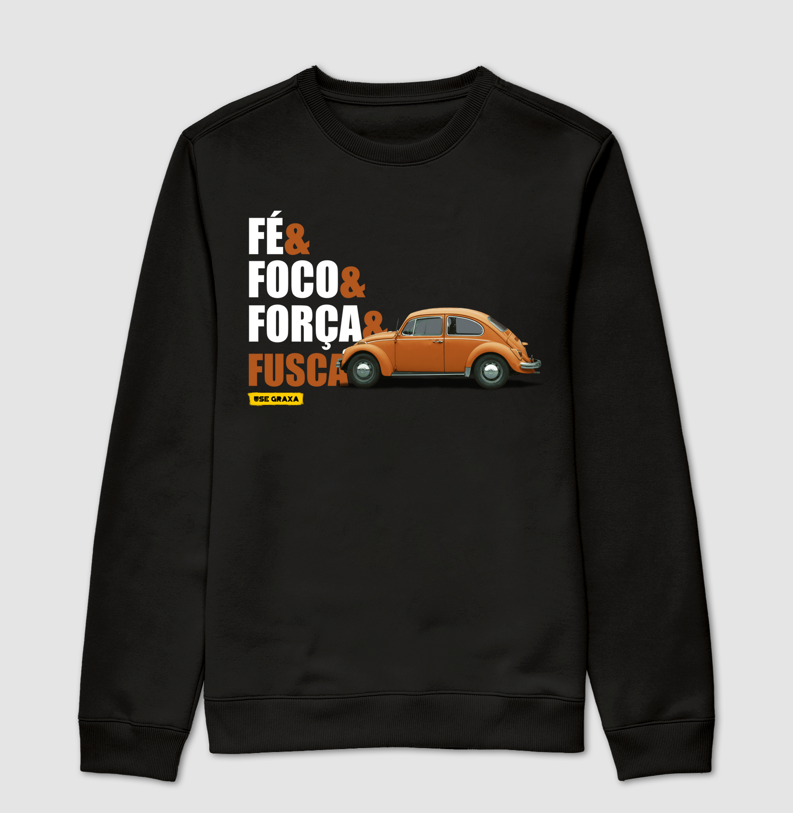 Fé Foco Força Fusca Laranja