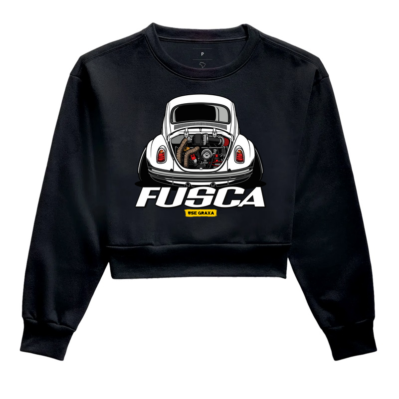 Fusca Turbo Branco Escrita