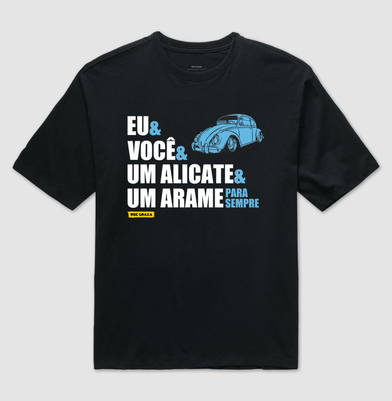 Eu e Você Para Sempre Fusca Azul