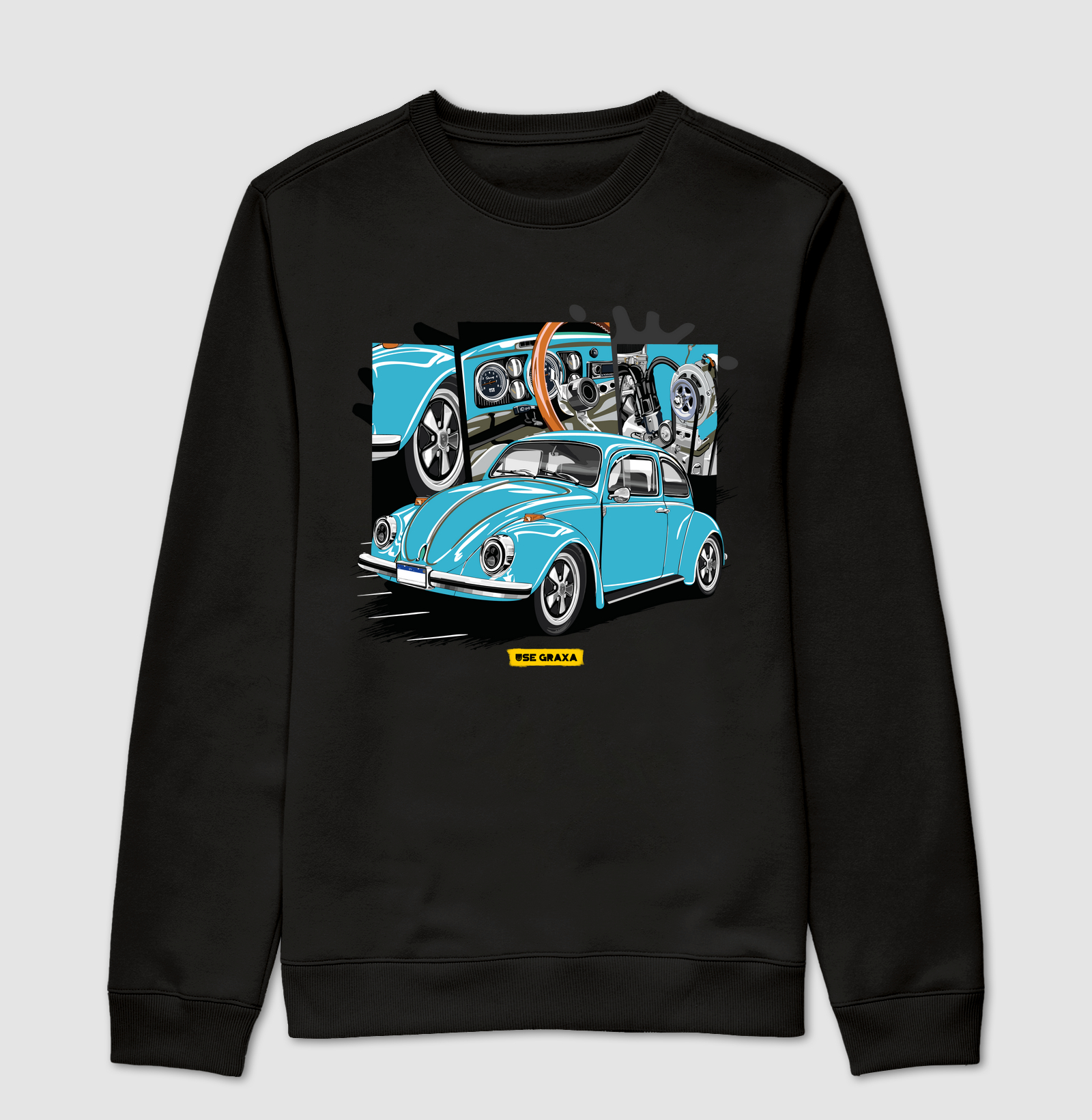 Fusca Azul Claro Invocado