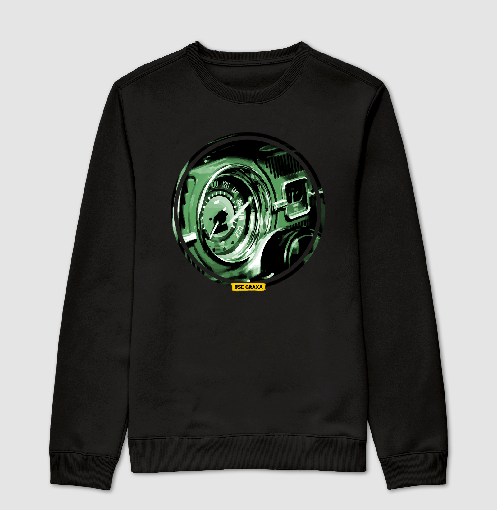 Painel Fusca Verde 200 km