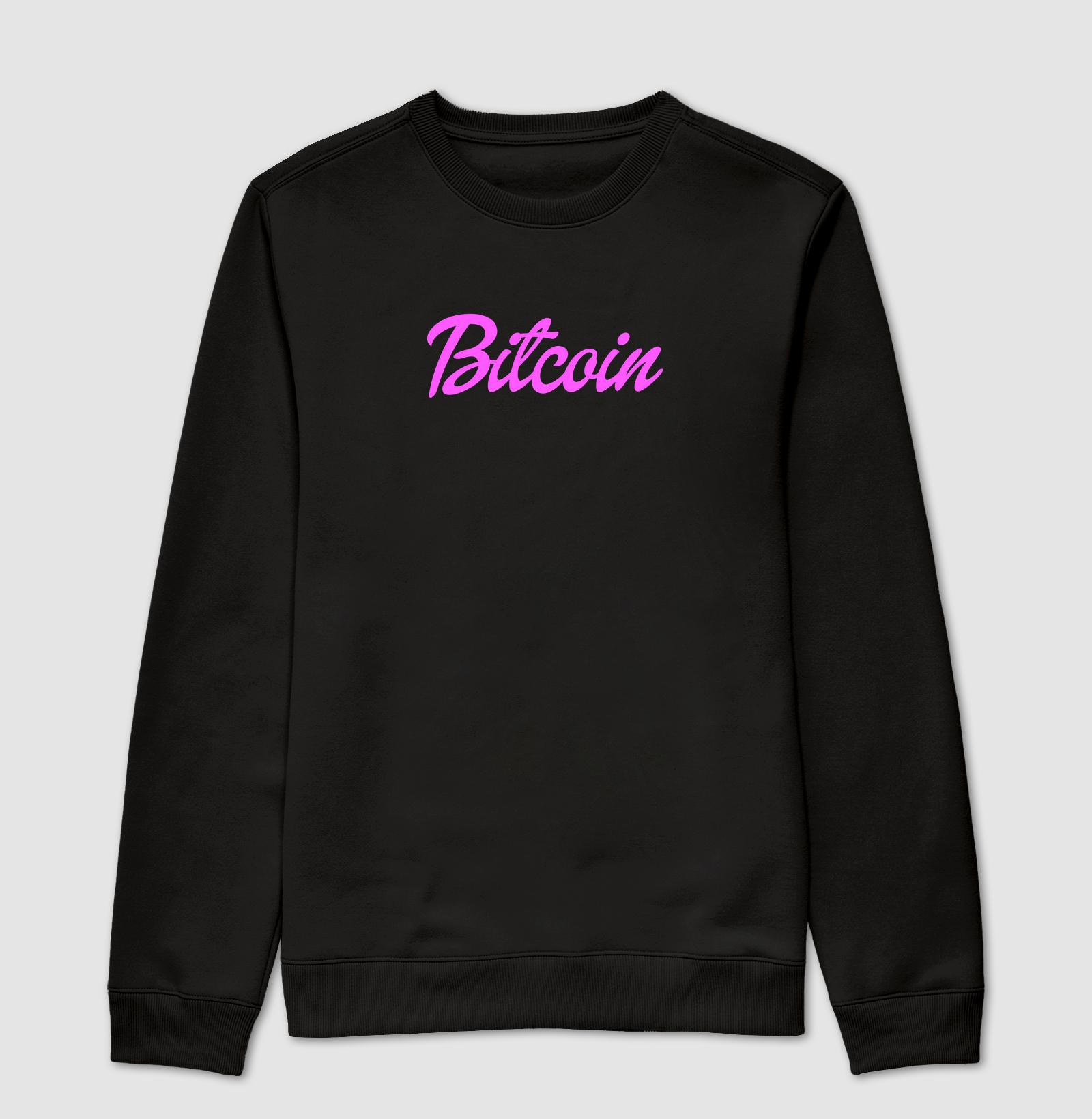Bitcoin Logo Boneca Rosa