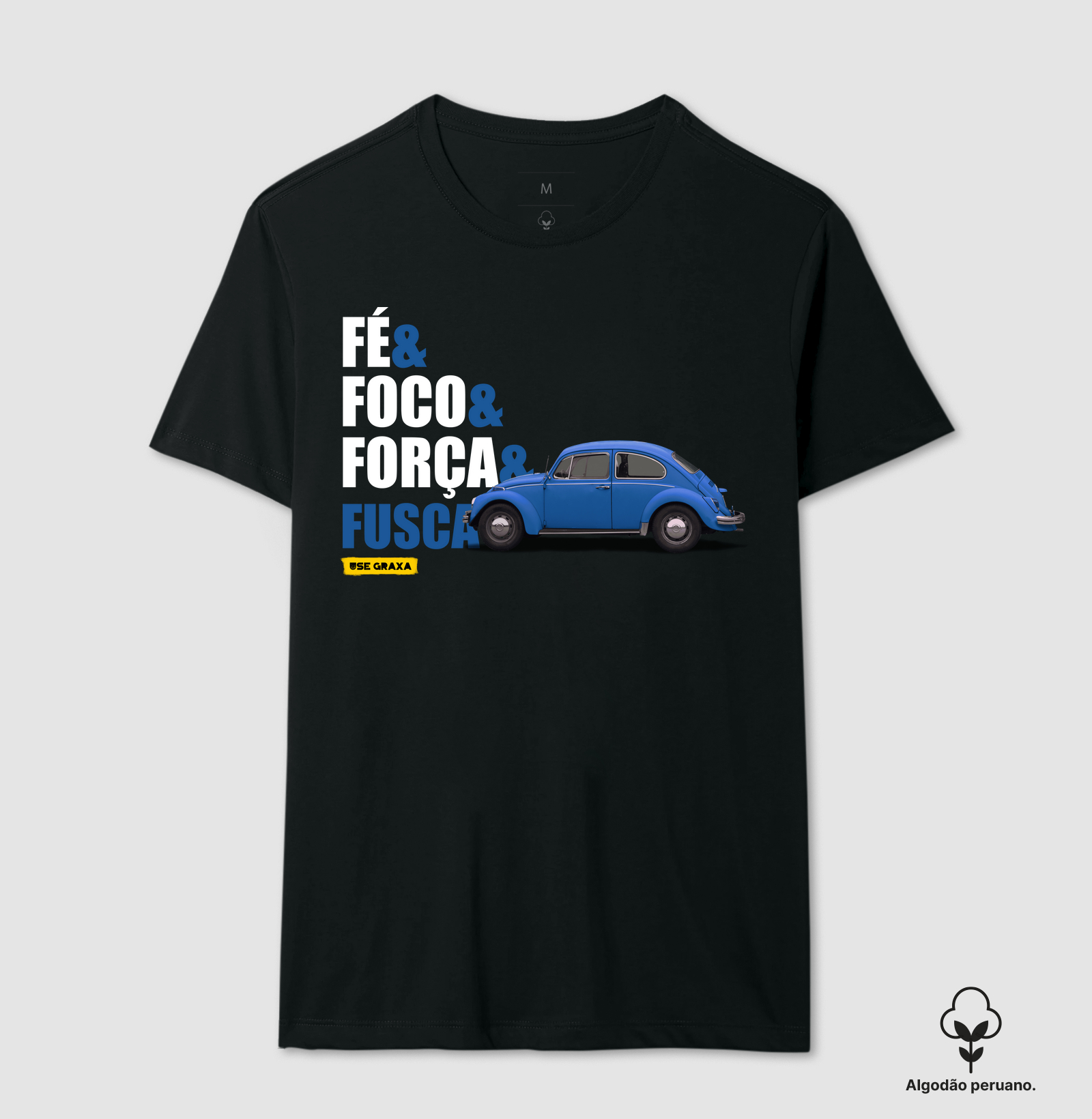 Fé Foco Força Fusca Azul