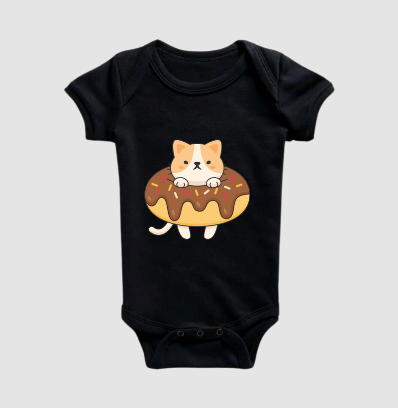 0452-Gato com donuts