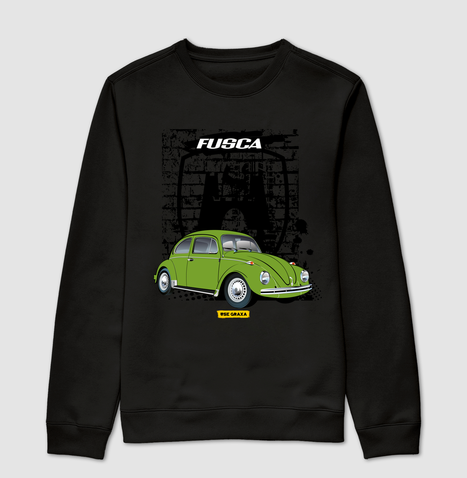 Fusca Verde Hippie VW Wolfsburg