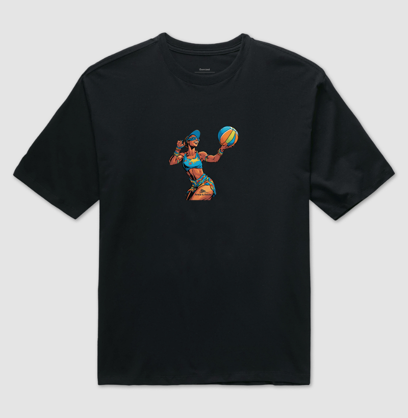 Estampa Jogadora de Vôlei