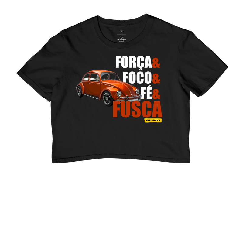 Força Foco Fé Fusca Laranja