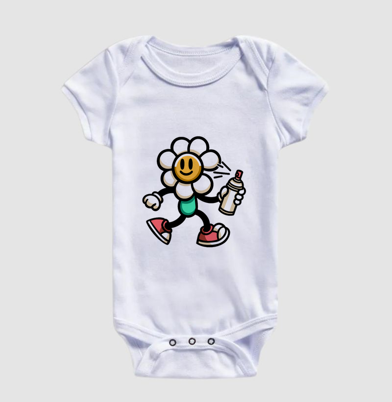 Body Infantil GrafFlora