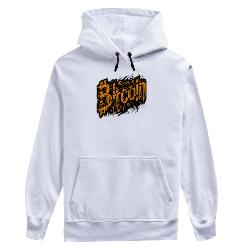 Bitcoin Graffiti Laranja