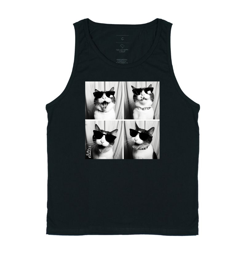 Gato Tricolor de Óculos Ensaio Fotografico