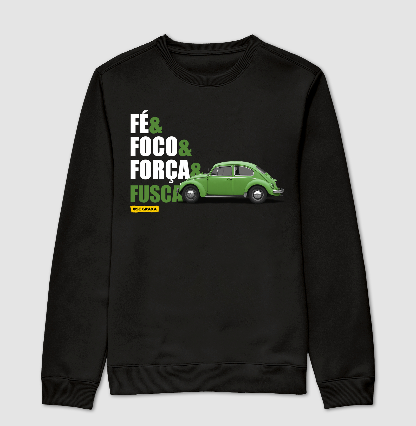 Fé Foco Força Fusca Verde