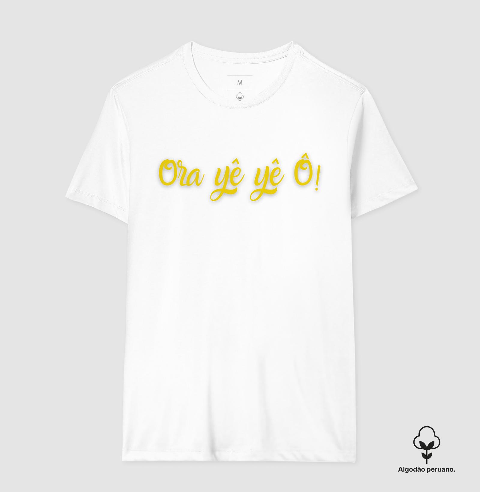 Oxum - Saudação - Camiseta Branca