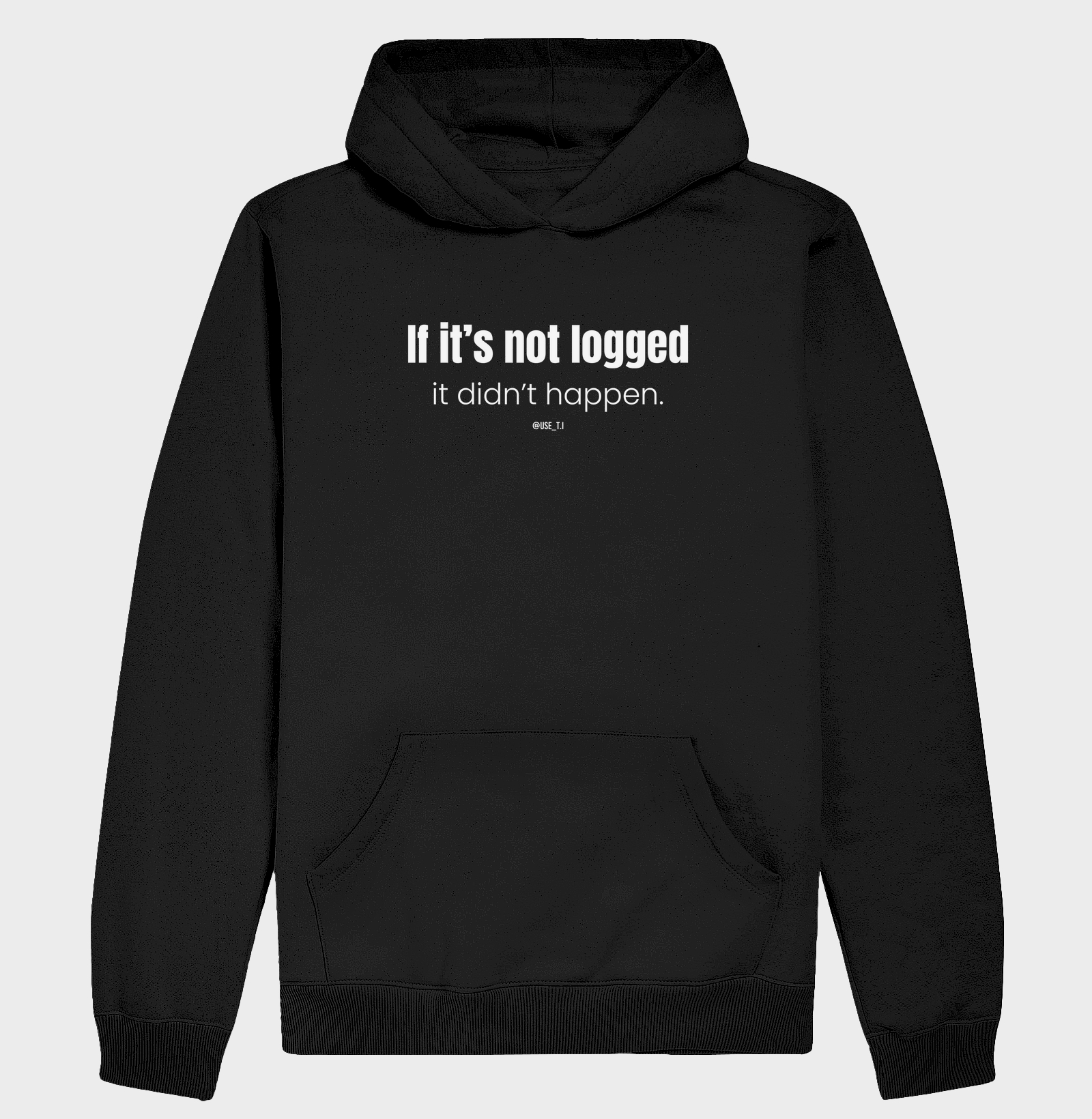 "If it's not logged, it didn't happen IV" T.I 