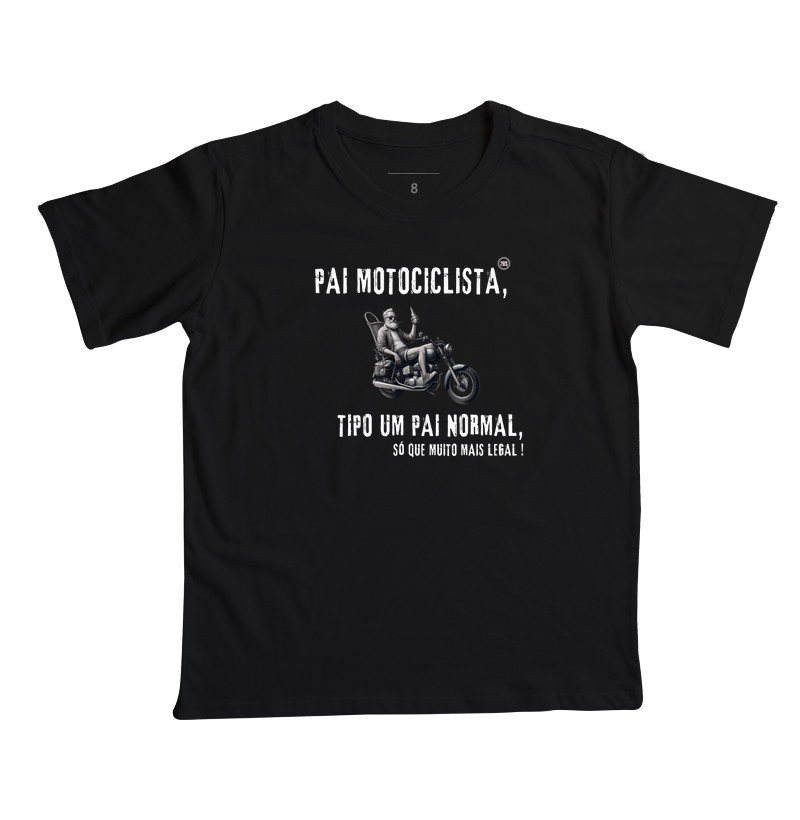 Camiseta Infantil Motociclista PAI MOTOCICLISTA II