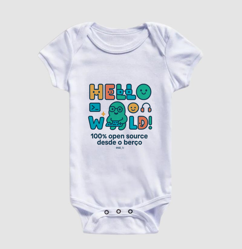 Hello World – 100% Open Source desde o berço T.I