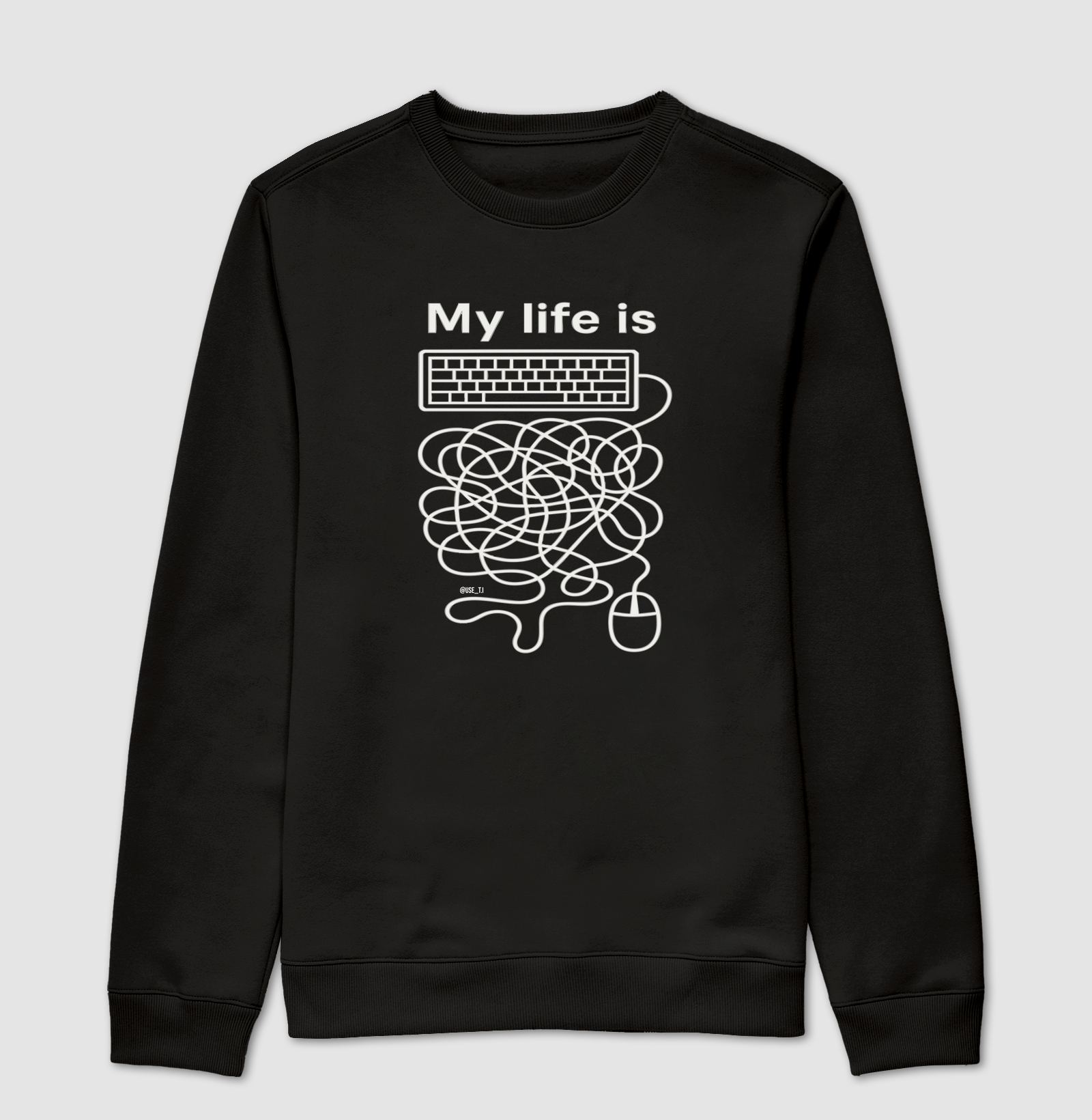 ˜My Life Is - Fios de Teclado e Mouse Entrelaçados˜ T.I