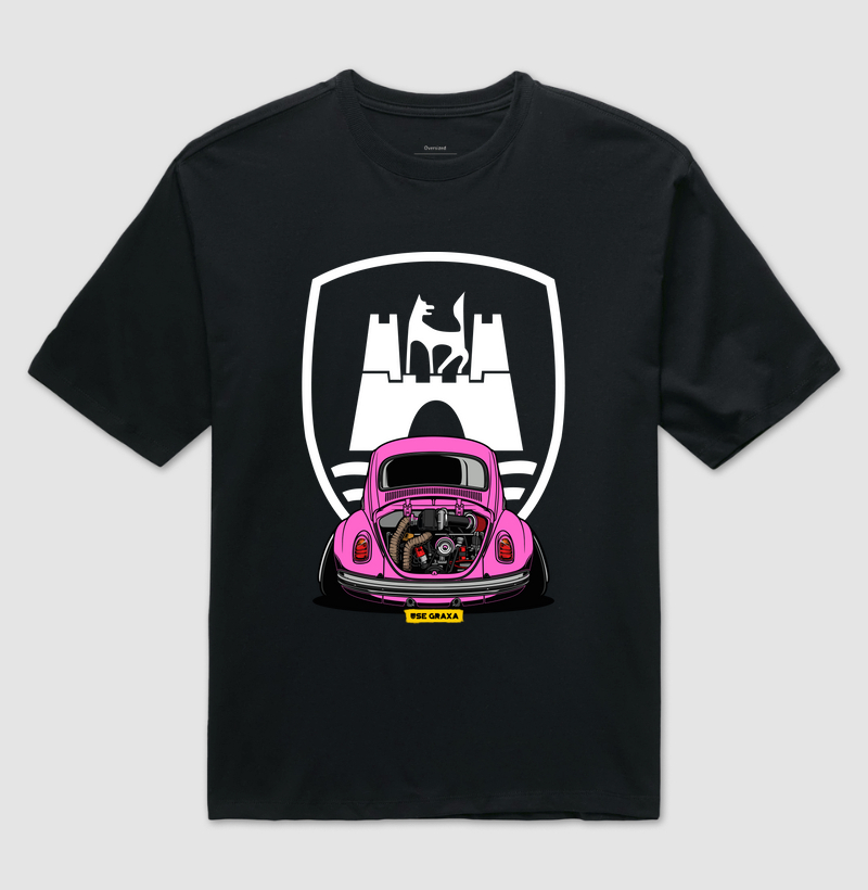 Wolfsburg VW Fusca Rosa