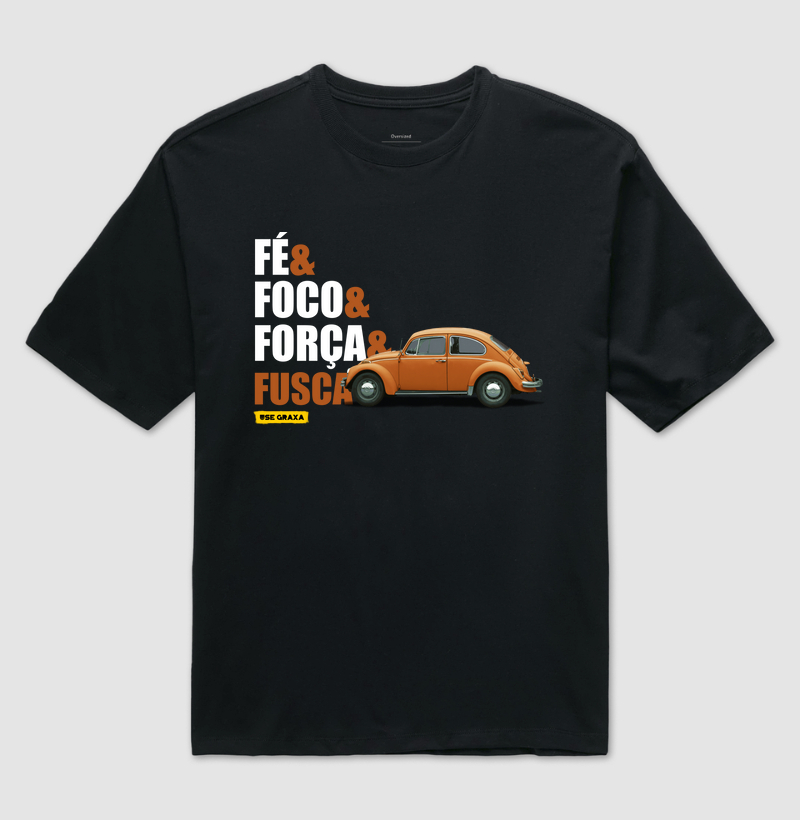 Fé Foco Força Fusca Laranja