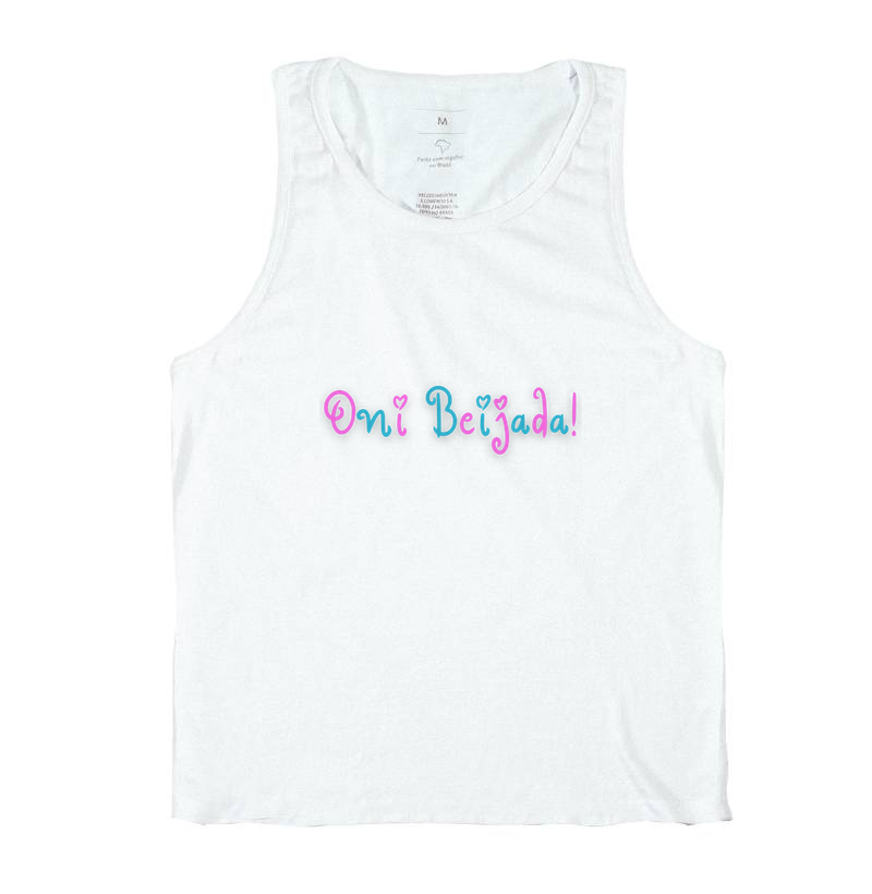 Erê - Saudação 1 - Camiseta Regata Branca