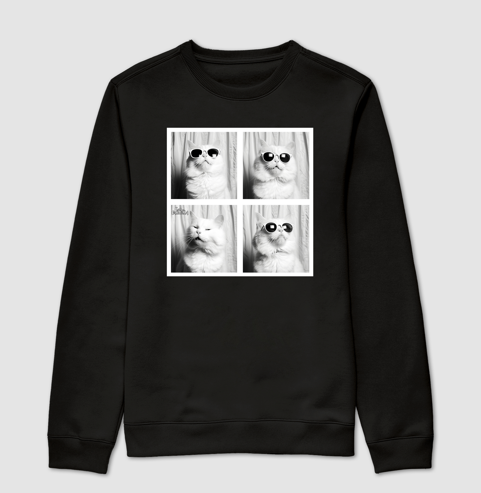 Camiseta Ensaio Fotografico Gato Branco