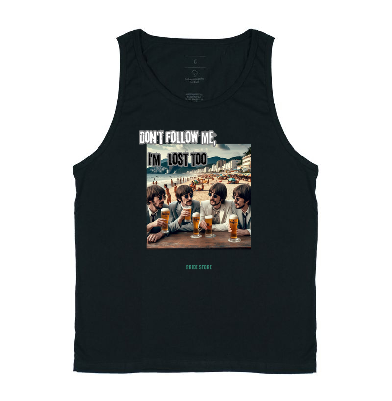 Regata Motociclista Don't follow me, I'm lost too 2