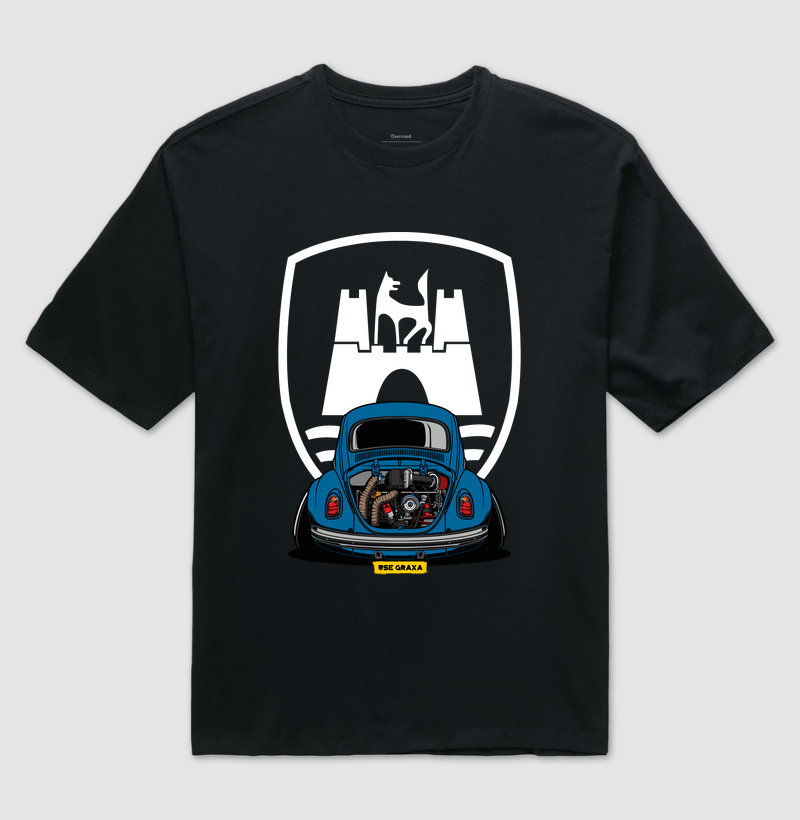 Wolfsburg VW Fusca Azul Escuro