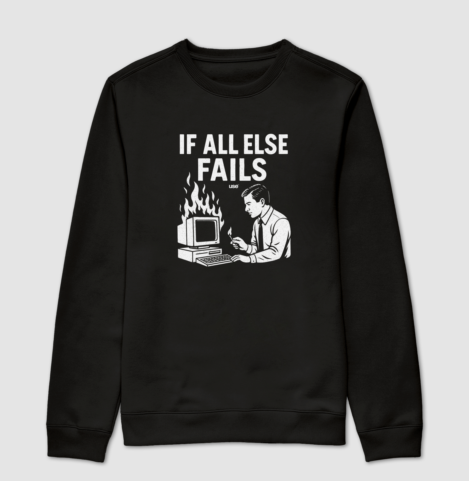 “If all else fails, queime o computador” T.I