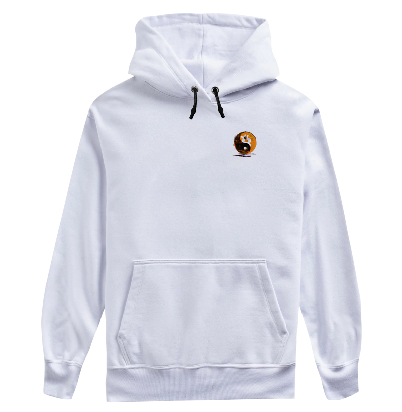 Bitcoin Yin Yang - Minimalista