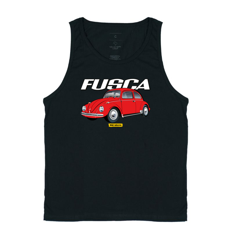 Fusca Vermelho Escrita