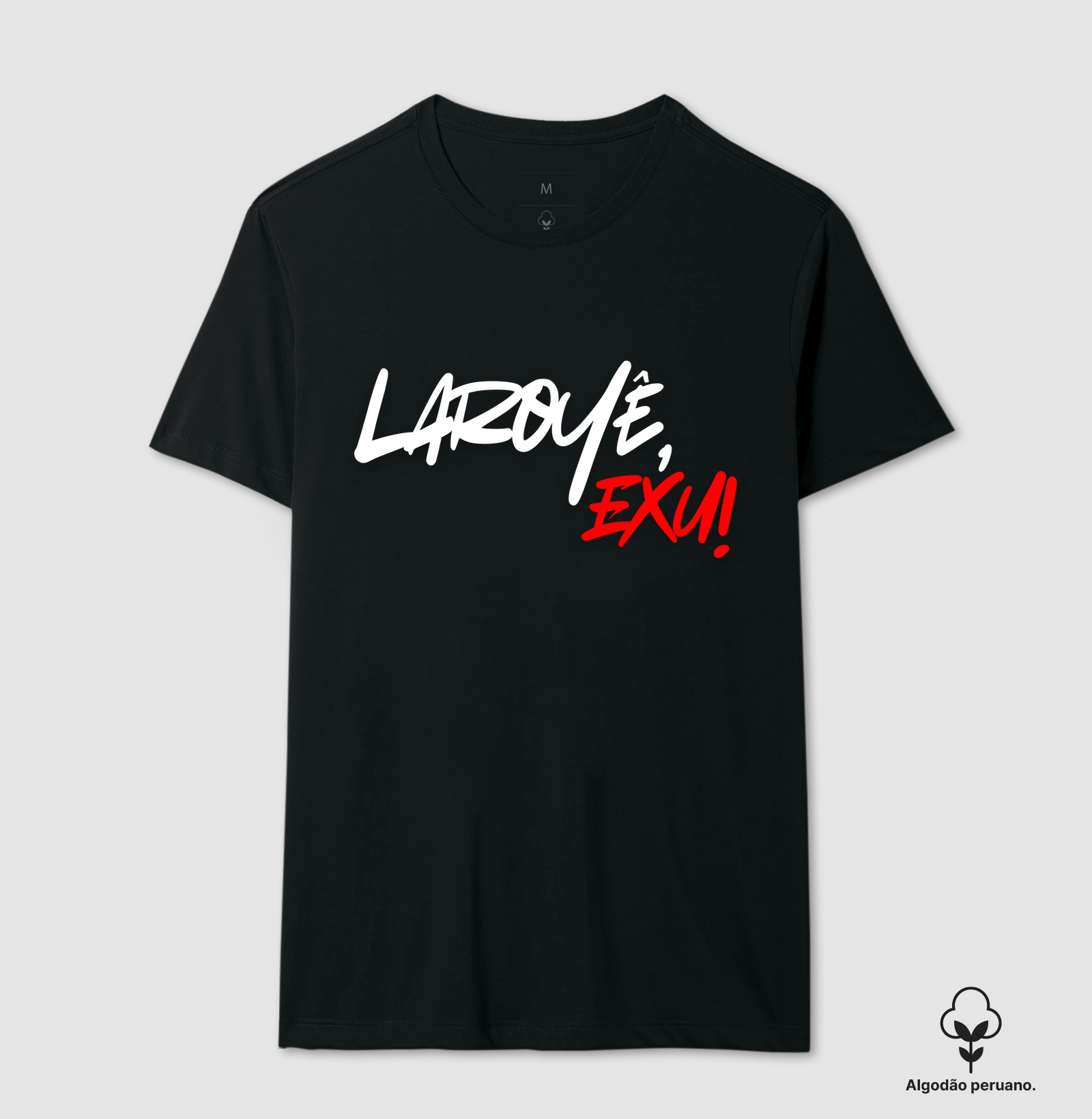 Exu - Saudação - Camiseta Preta