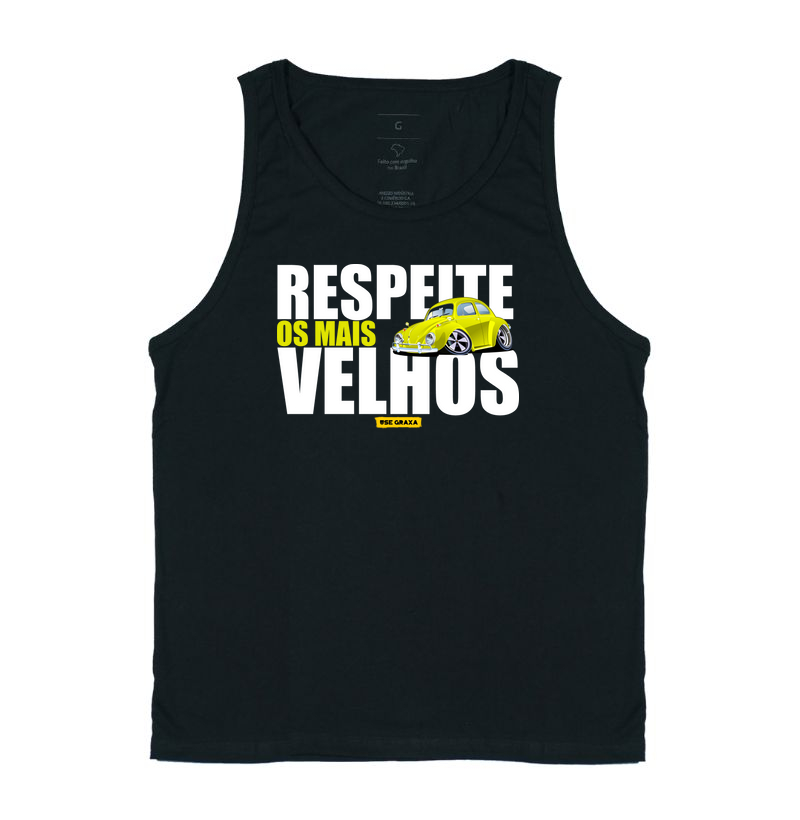 Respeite os Mais Velhos Fusca Amarelo