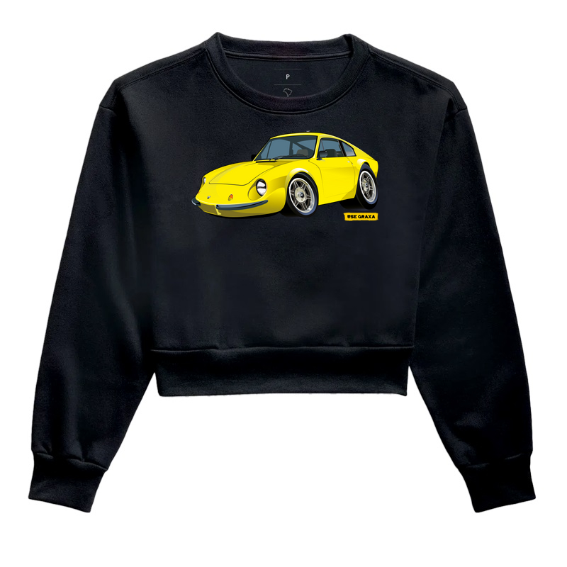 Puma GTE Amarelo Cartoon Lateral