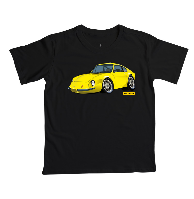 Puma GTE Amarelo Cartoon Lateral