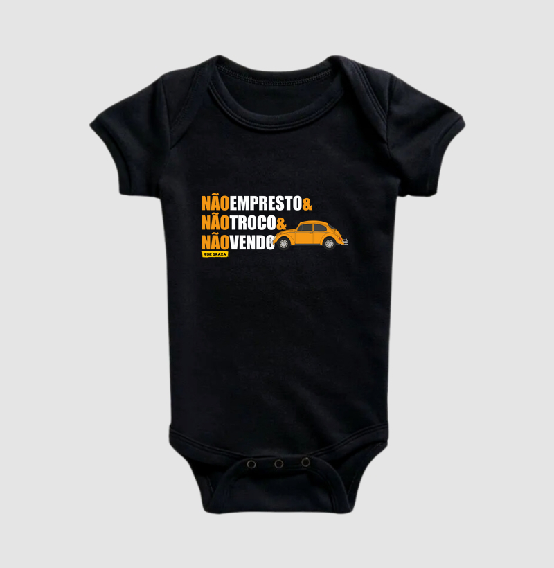 Não Empresto Não Troco Não Vendo Fusca Laranja