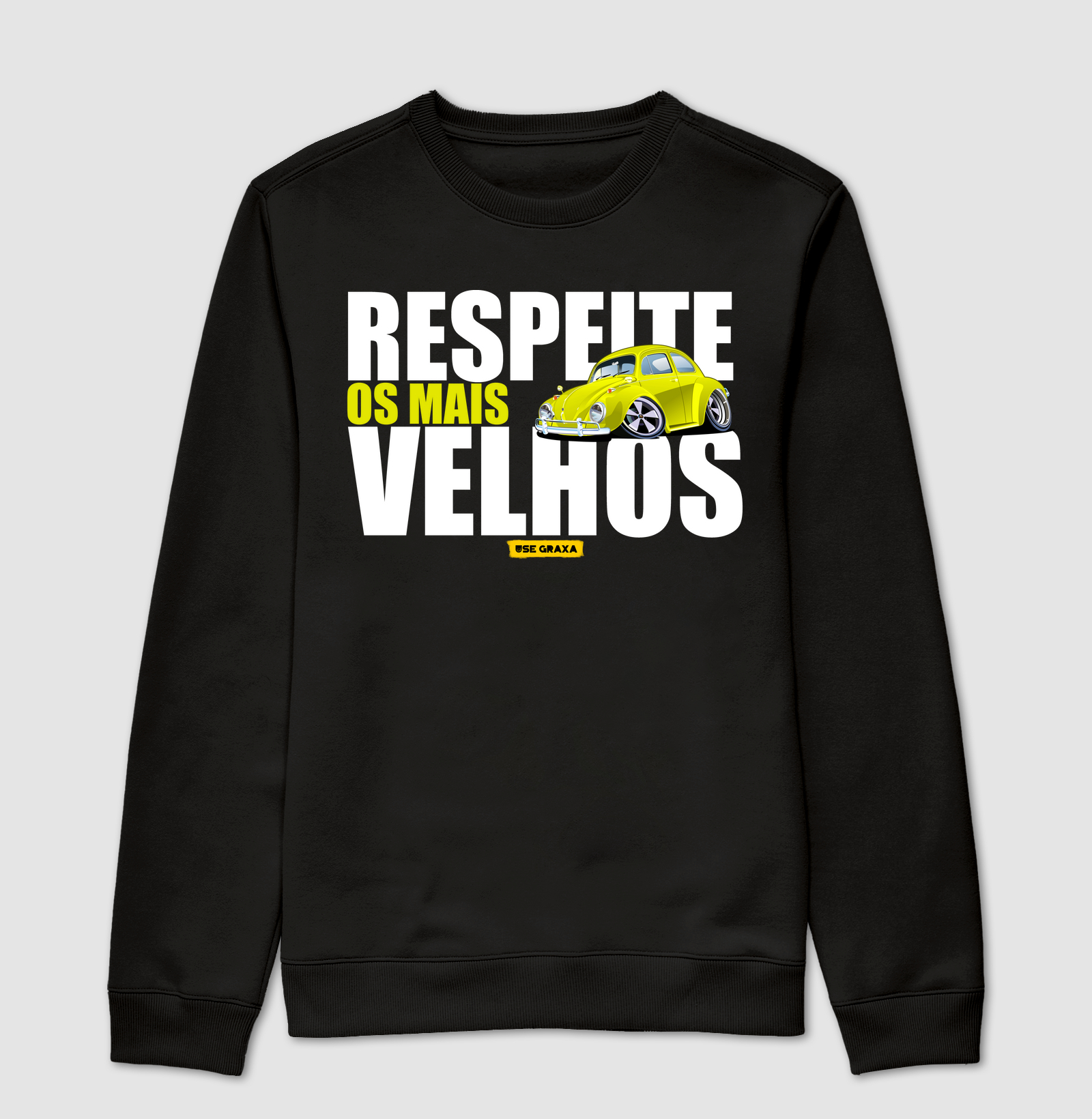 Respeite os Mais Velhos Fusca Amarelo