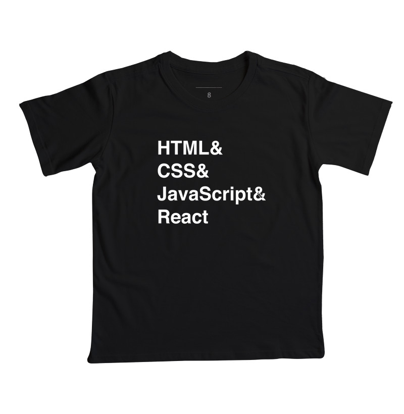 “HTML & CSS & JavaScript & React”  T.I